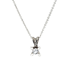 0,25 ct Pırlanta Tektaş Kolye PR00132 