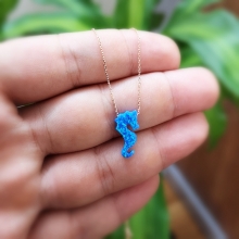 Deniz Atı Opal Rose Kolye
