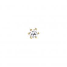 Altın Tek Taş Tragus Piercing AS155PC