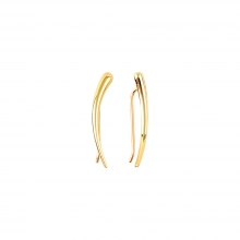 Sade Earcuff Altın Küpe