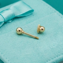 Altın Tragus Toplu Helix Küpe